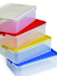 Colored Plastic Boxes